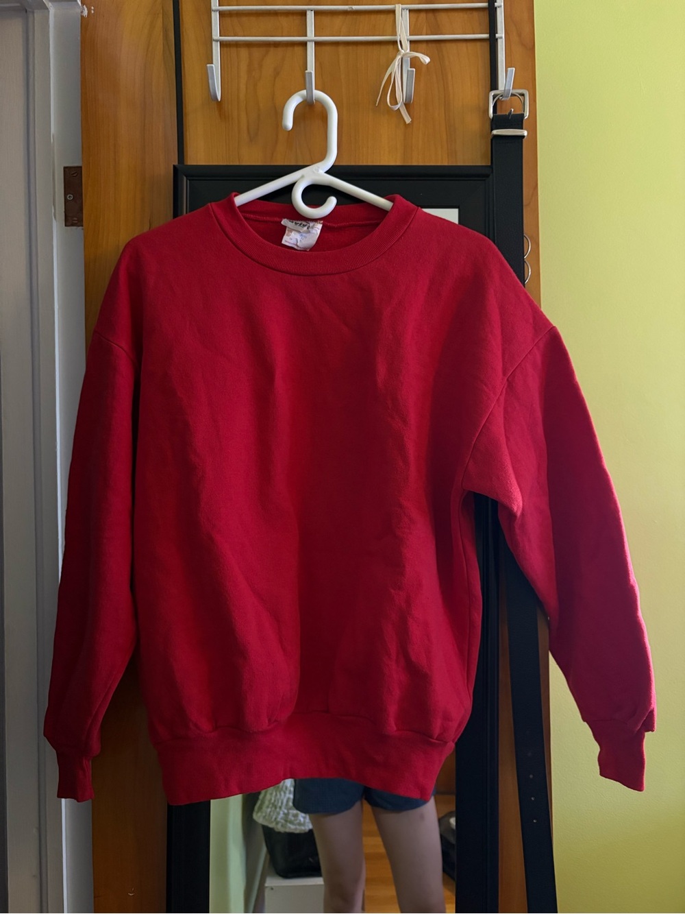 Red sweater